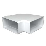 Колено горизонтальное пластиковое 90° 60х204