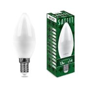 Лампа светодиодная LED 13вт Е14 дневной матовая свеча