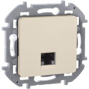 Розетка компьютерная RJ45 категория 5Е UTP слоновая кость INSPIRIA
