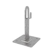 Держатель металлический для плоской кровли 100 мм