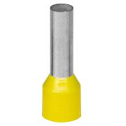 Наконечник-гильза 70-21мм с изолированным фланцем,  желтый