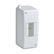 Щиток распределительный навесной на 2 модуля без дверцы белый IP30 (ЩРн-П-2)