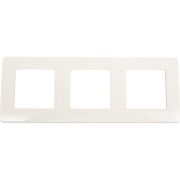 BRAVA Рамка 3 поста 6 модулей белая