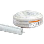 Труба гофрированная ПВХ d 20 с зондом (50 м) легкая