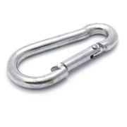 Карабин пожарный М5 DIN5299C оцинкованный