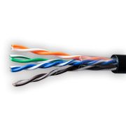 Витая пара Long Ethernet U/UTP Cat 5e 4x2x0.64 Cu PE OUT 500м (UTP LE 4x2x0.64 OUT/Cu)