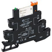 Модуль интерфейсный реле, 1 перекидной контакт 6А 230В AC/DC, винтовые зажимы
