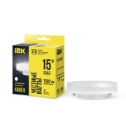 Лампа светодиодная T75 таблетка 15Вт 230В 4000К GX53
