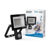 Прожектор светодиодный ДО 20 Вт 1900 Лм 6500К AC 220В IP65 161х118х40мм с датчиком движения Elementary-S