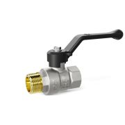 Кран шаровой латунный 47.50.В-Н.Р Ду 50 Ру 25 рычаг