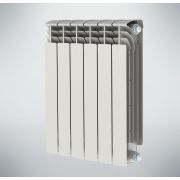 Радиатор биметаллический секционный ПРОФИ 500/100/6 боковое подключение 1182Вт