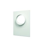 Площадка торцевая пластиковая 180х250 фланец D100