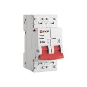 Выключатель нагрузки (ВН) двухполюсный 2P 63А ВН-63N S63263 PROXIMA EKF