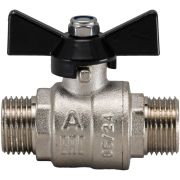 Кран шаровой полнопроходной  1' НН бабочка