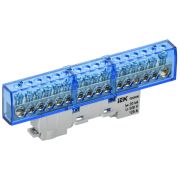 TEKFOR Шина N ноль изолированная на универсальном держателе 8х12-16-С IEK