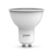 Лампа светодиодная LED 9 Вт 830 лм 6500К софит MR16 холодный GU10 AC 220В Black