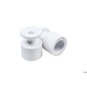 Изолятор для наружного монтажа пластик цвет белый (100 шт/уп)