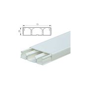 DLPlus Кабель-канал плинтусный 75х20мм трехсекционный белый