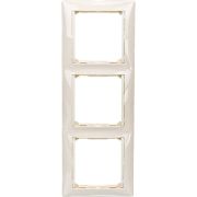 Рамка 3-местная слоновая кость VALENA