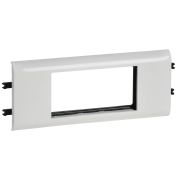 DLP Рамка и суппорт на 4 модуля для кабель-каналов с шириной крышки 65мм белая
