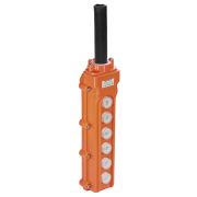 Пост кнопочный ПКТ-60 на 6 кнопок IP54 ABS-пластик