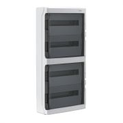 Щит настенный с дверцей 72 модулей IP65 серый с   клеммным блоком 63А