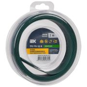 Трубка термоусадочная ТТУ нг-LS 12/6 зеленая (2м/упак) IEK