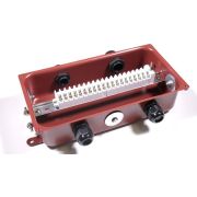 Коробка с зажимами наборными КЗНС-16 УХЛ1,5 IP65  латунный ввод ГОФРОМАТИК