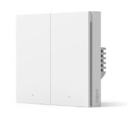 AQARA Умный настенный выключатель H1 EU(с         нейтралью, 2 клавиши), модель WS-EUK04