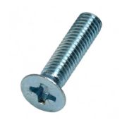 Винт DIN 965 М8х25 потайная голова класс прочности 4.8 покрытие цинк