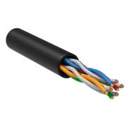 Витая пара U/UTP кат 5E 4x2х24AWG solid LSZH 305м черный