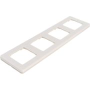 Рамка 4-местная слоновая кость INSPIRIA