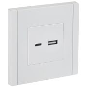 FORTE&PIANO Розетка USB A+C 3,1А FP250 белый IEK