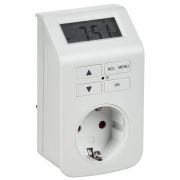 РТЭ-5 Розетка-таймер электронный 1мин 7дн 112on/off 16А IP20 белая IEK