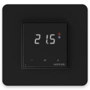 Терморегулятор для теплого пола умный, сенсорный, с Wi-fi, черный