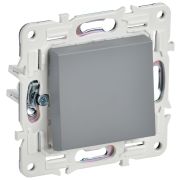 SKANDY Выключатель 1-клавишный проходной 10А SK-V02Gr серый IEK