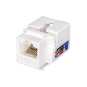 Keystone Jack 8P8C (RJ-45), UTP, Cat.5e. инструментальная заделка, белый