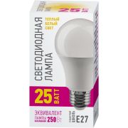 Лампа светодиодная 25вт OLL-A60-25-230-2.7K-E27-PROMO ОНЛАЙТ