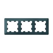 ATLASDESIGN AIR 3-постовая РАМКА, ИЗУМРУД/дымчатый черный