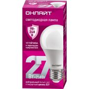 Лампа светодиодная 27вт OLL-A60-27-230-4K-E27 PRO 90-240В ОНЛАЙТ