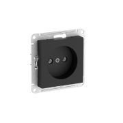 ATLASDESIGN РОЗЕТКА без заземления без шторок, 16А, быстрозажимные клеммы, КАРБОН