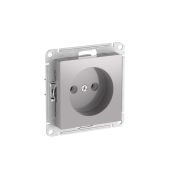 ATLASDESIGN РОЗЕТКА без заземления без шторок, 16А, быстрозажимные клеммы, АЛЮМИНИЙ