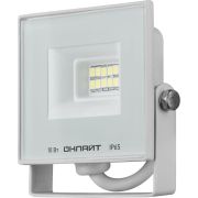 Прожектор светодиодный ДО-10w OFL-10-6K-WH-IP65-LED