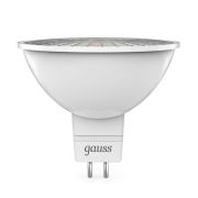 Лампа светодиодная LED 5 Вт 530 лм 4100К софит MR16 нейтральный GU5.3 AC/DC 12В низковольтная Black Gauss