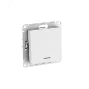 ATLASDESIGN 1-клавишный ВЫКЛЮЧАТЕЛЬ с подсветкой, сх.1а, 10АХ, быстрозажимные клеммы, БЕЛЫЙ