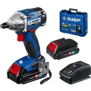 Гайковерт бесщеточный 20В, 2 АКБ (2Ач), в кейсе, Профессионал