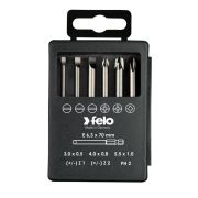 Набор бит SL/Z (+/-) Industrial 73 мм в кейсе, 6 шт