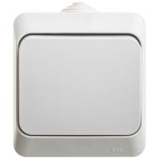 ЭТЮД Переключатель одноклавишный наружный IP44 серый