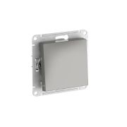 ATLASDESIGN 1-клавишный ВЫКЛЮЧАТЕЛЬ, сх.1, 10АХ, быстрозажимные клеммы, СТАЛЬ