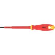 Отвертка изолированная 1000 В, CrV сталь, прорезиненная ручка 5.5х125 мм SL